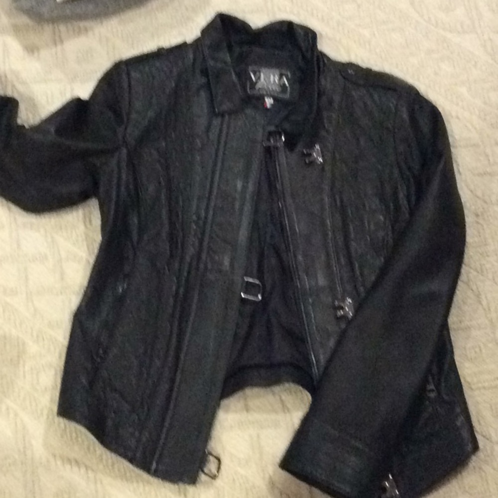 Mossimo Leather Jacket made in Florence Italy